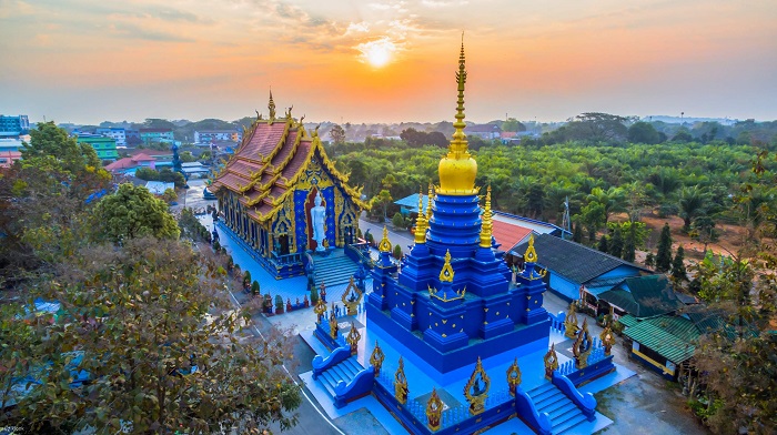 blue temple
