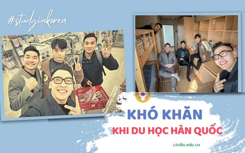 Khó khăn khi du học Hàn Quốc