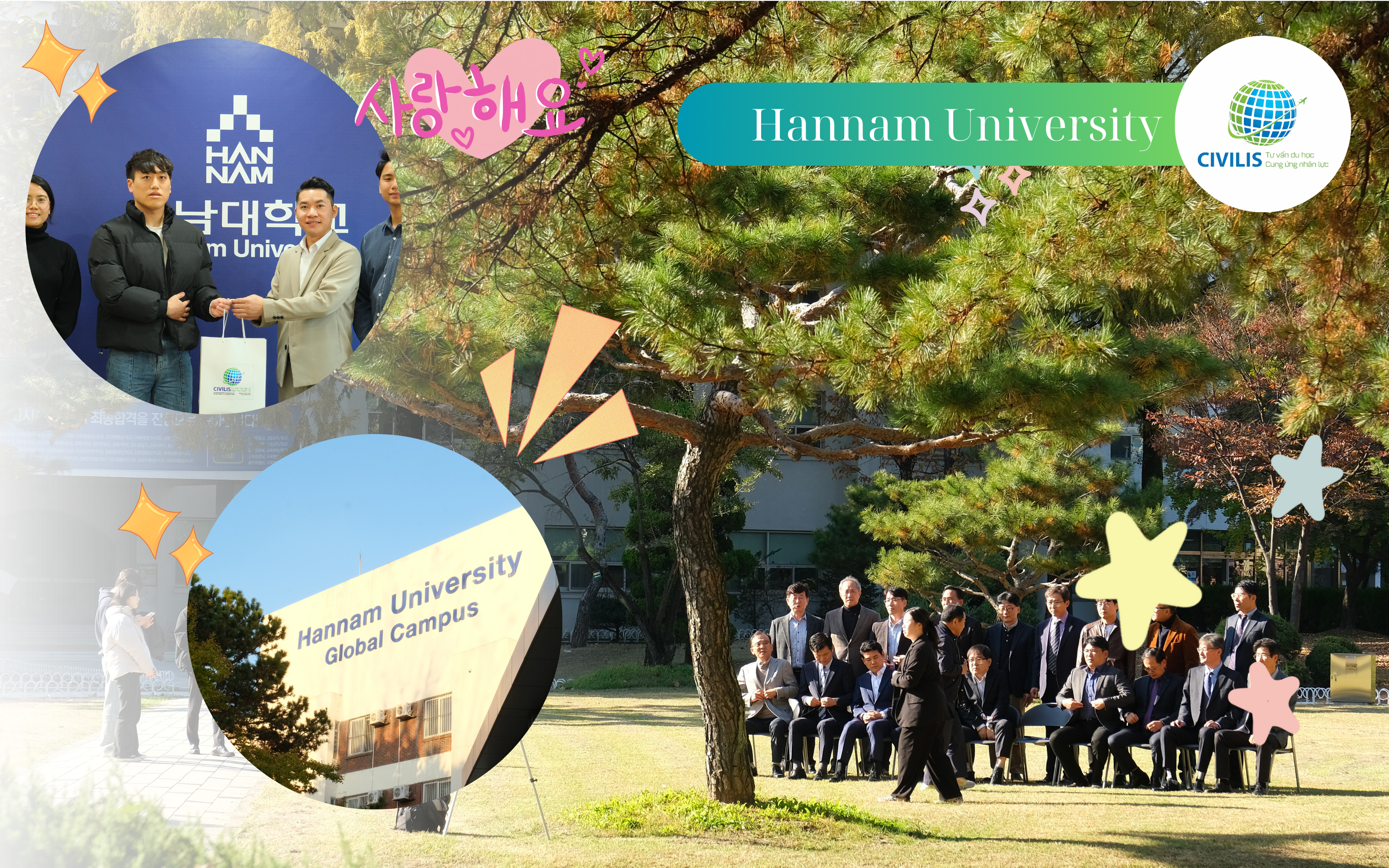 Học bổng hệ Đại học Hannam University - Du học Civilis